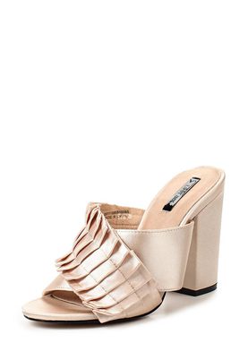 LOST INK  MAXINE PLEATED DETAIL MULE