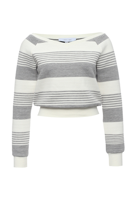 LOST INK  TEXTURED STRIPE SWEAT