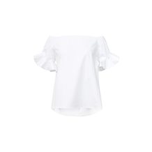 LOST INK  BARDOT FRILL SLEEVE TOP