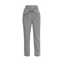 LOST INK  STRIPE TIE FRONT TROUSER