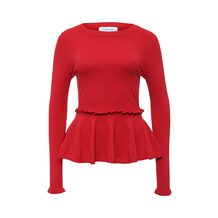 LOST INK  THE FRILL WAIST PEPLUM JUMPER