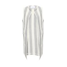 LOST INK  LINEN STRIPE SLEEVELESS