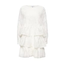 LOST INK  ADREINNE TEXTURED FRILL DRESS